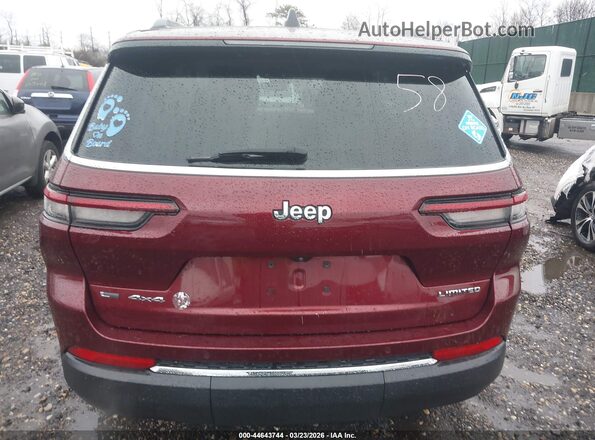 1C4RJKBGXM8118820 2021 JEEP GRAND CHEROKEE L Red 