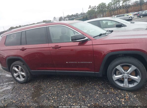 1C4RJKBGXM8118820 2021 JEEP GRAND CHEROKEE L Red Vista interior trasera