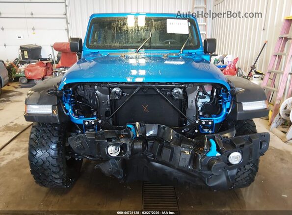 1C4RJXN65RW194156 2024 JEEP WRANGLER Blue Rear interior view