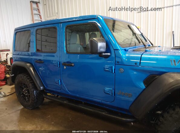 1C4RJXN65RW194156 2024 JEEP WRANGLER Blue 360 interior view