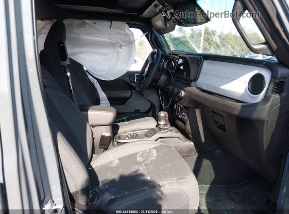 1C4RJXN6XSW591092 2025 JEEP WRANGLER Gray წინა სალონის ხედი