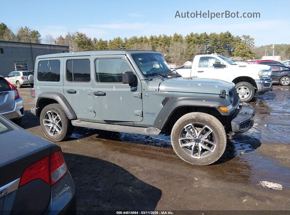 1C4RJXN6XSW591092 2025 JEEP WRANGLER Gray უკანა სალონის ხედი