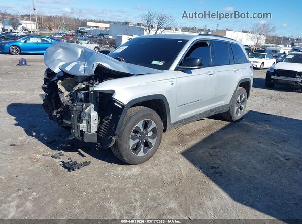1C4RJYB64PC626079 2023 JEEP GRAND CHEROKEE 4XE Silver Передня ліва чверть