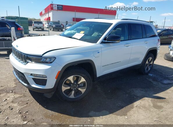 1C4RJYB66N8760432 2022 JEEP GRAND CHEROKEE 4XE White Przód lewy