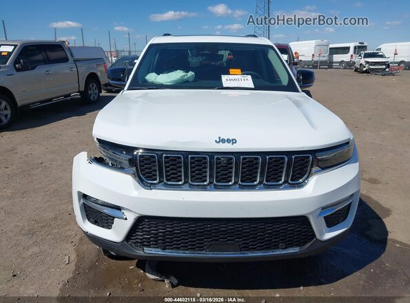 1C4RJYB66N8760432 2022 JEEP GRAND CHEROKEE 4XE White Widok zestawu wskaźników