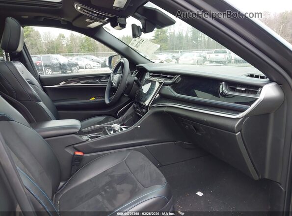 1C4RJYC66R8943186 2024 JEEP GRAND CHEROKEE 4XE Gray Widok wnętrza z przodu