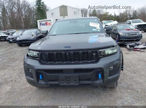 1C4RJYC66R8943186 2024 JEEP GRAND CHEROKEE 4XE Gray Widok wnętrza z tyłu