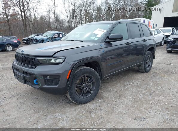 1C4RJYC66R8943186 2024 JEEP GRAND CHEROKEE 4XE Gray Przód lewy