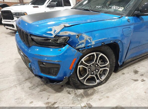 1C4RJYC69R8942162 2024 JEEP GRAND CHEROKEE 4XE Blue Widok z przodu