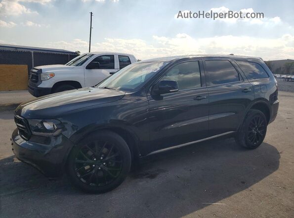 1C4SDHCT1GC475232 2016 DODGE DURANGO Black Trasero izquierdo