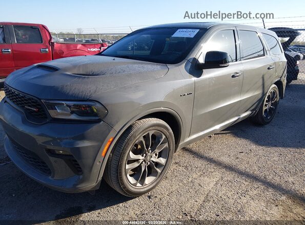 1C4SDHCT2NC209599 2022 DODGE DURANGO Gray Առջևի ձախ երեք քառորդ տեսարան