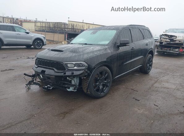 1C4SDHCT3MC789735 2021 DODGE DURANGO Black Առջևի ձախ երեք քառորդ տեսարան