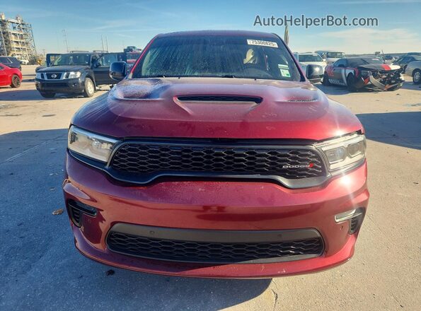 1C4SDHCT5MC608778 2021 DODGE DURANGO Red Вид спереду