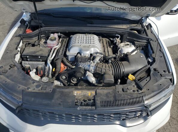 1C4SDHCT6LC285792 2024 DODGE DURANGO White Vista del compartimento del motor