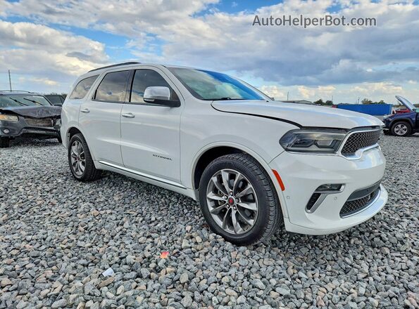1C4SDHET2MC762037 2021 DODGE DURANGO White Front right