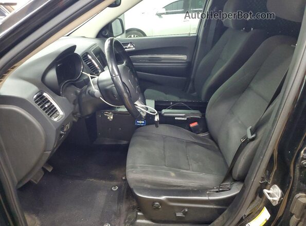 1C4SDHFT1JC159834 2018 DODGE DURANGO Black Widok wnętrza z przodu
