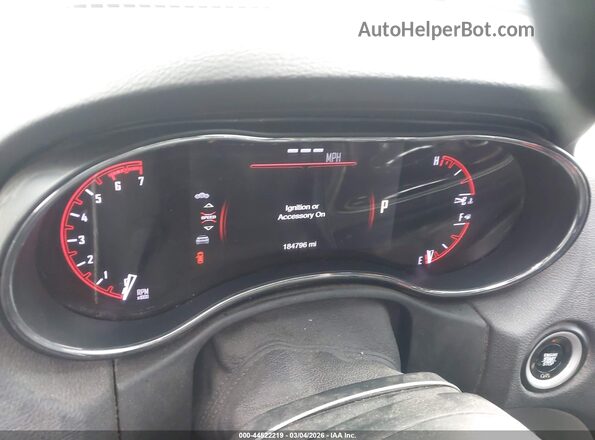 1C4SDJCT1HC878653 2017 DODGE DURANGO Black Widok tylnych siedzeń