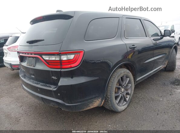 1C4SDJCT1HC878653 2017 DODGE DURANGO Black Tył prawy