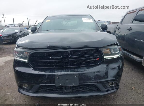 1C4SDJCT1HC878653 2017 DODGE DURANGO Black Widok zestawu wskaźników