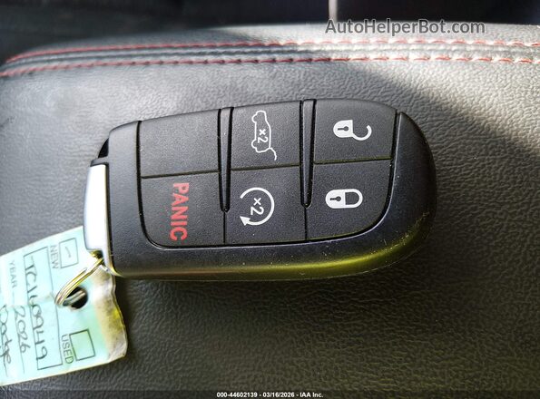 1C4SDJCT3TC160949 2026 DODGE DURANGO Black Առջևի վահանակի տեսք
