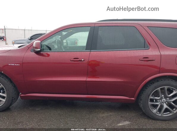 1C4SDJCT5NC134274 2022 DODGE DURANGO Maroon Widok wnętrza 360 stopni