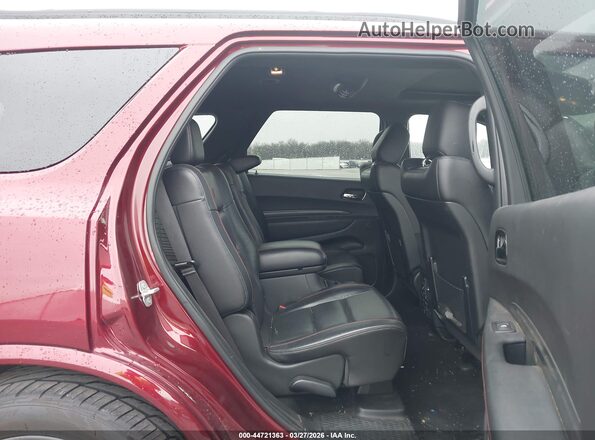 1C4SDJCT5NC134274 2022 DODGE DURANGO Maroon Widok naklejki z numerem VIN