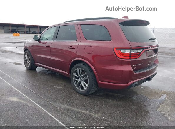 1C4SDJCT5NC134274 2022 DODGE DURANGO Maroon Tył lewy