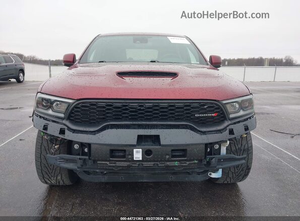 1C4SDJCT5NC134274 2022 DODGE DURANGO Maroon Widok z przodu