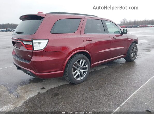 1C4SDJCT5NC134274 2022 DODGE DURANGO Maroon Tył prawy
