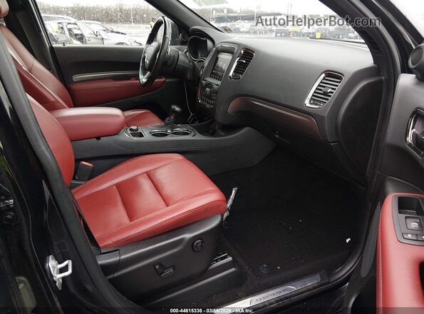 1C4SDJCT6LC224269 2020 DODGE DURANGO Black წინა სალონის ხედი