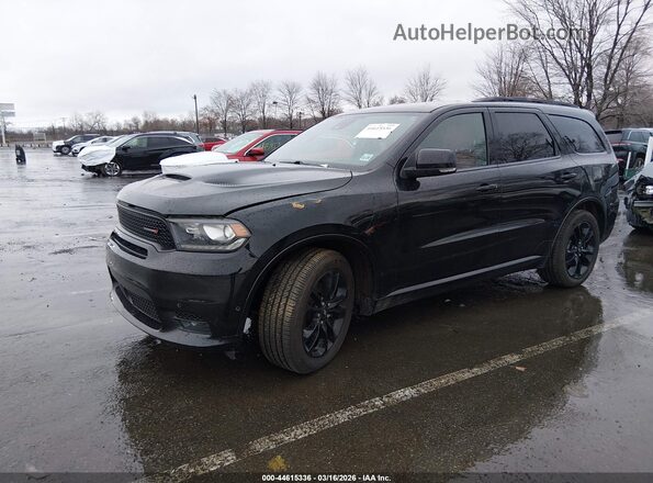 1C4SDJCT6LC224269 2020 DODGE DURANGO Black წინა მარცხენა ხედი სამი მეოთხედიდან