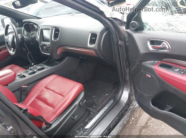 1C4SDJCT8HC957639 2017 DODGE DURANGO Gray Вид салону спереду