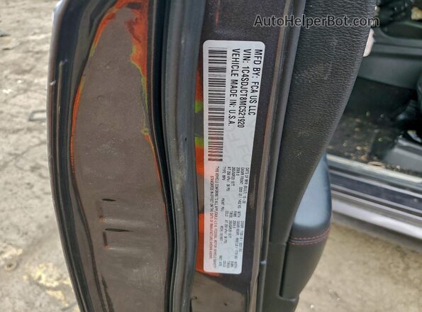 1C4SDJCT8MC521920 2021 DODGE DURANGO Gray Շարժիչի բաժամունքի տեսք