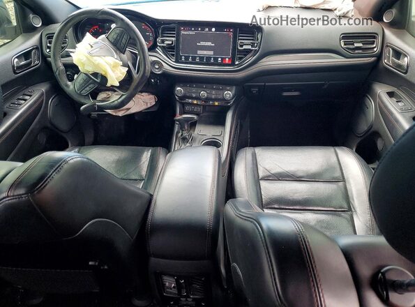 1C4SDJCT9MC557020 2021 DODGE DURANGO White Առջևի վահանակի տեսք