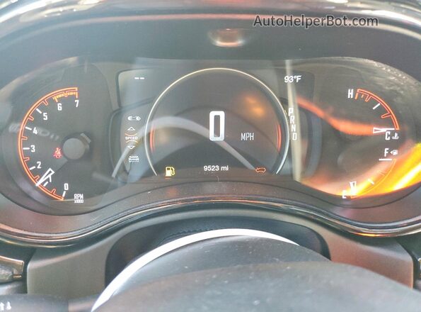1C4SDJCT9PC582004 2023 DODGE DURANGO Red Widok zestawu wskaźników