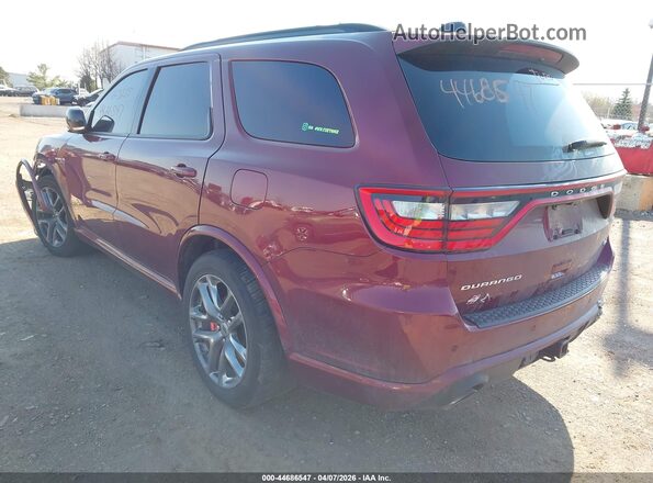1C4SDJCT9RC183225 2024 DODGE DURANGO Burgundy Rear left