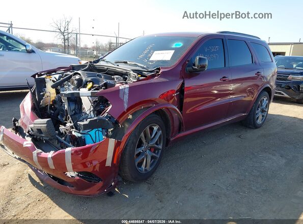 1C4SDJCT9RC183225 2024 DODGE DURANGO Burgundy Front left