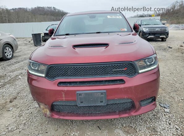 1C4SDJCTXKC723090 2019 DODGE DURANGO Maroon 