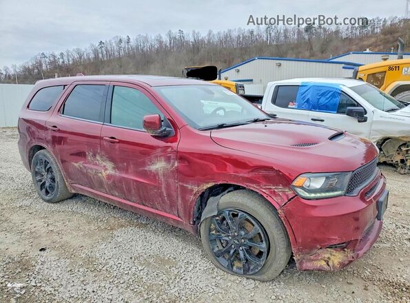 1C4SDJCTXKC723090 2019 DODGE DURANGO Maroon 