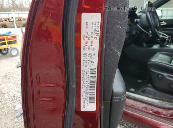 1C4SDJCTXKC723090 2019 DODGE DURANGO Maroon 
