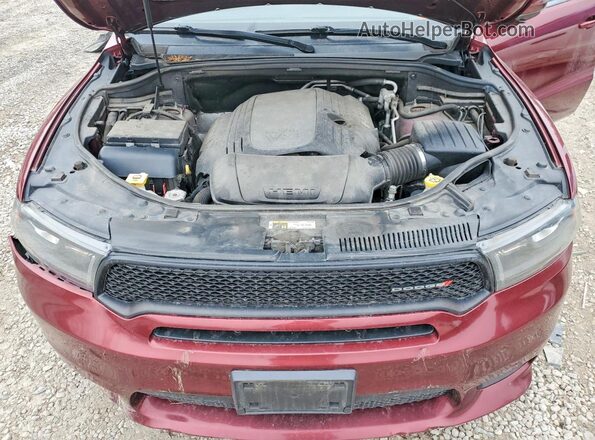 1C4SDJCTXKC723090 2019 DODGE DURANGO Maroon 