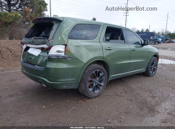 1C4SDJCTXMC520929 2021 DODGE DURANGO Green Trasero derecho