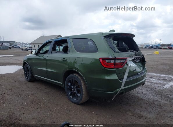 1C4SDJCTXMC520929 2021 DODGE DURANGO Green Trasero izquierdo