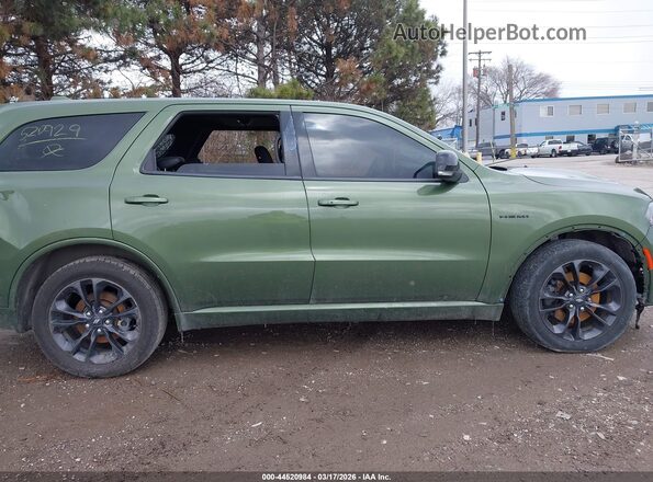 1C4SDJCTXMC520929 2021 DODGE DURANGO Green Vista del cuadro de instrumentos