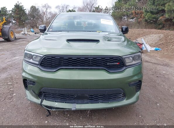 1C4SDJCTXMC520929 2021 DODGE DURANGO Green Vista frontal