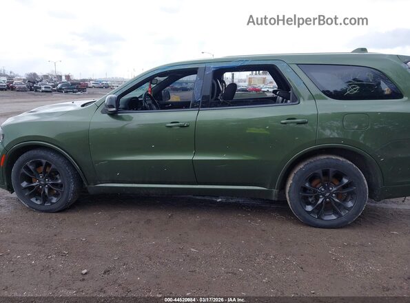 1C4SDJCTXMC520929 2021 DODGE DURANGO Green Vista interior trasera