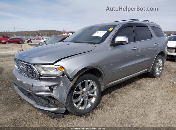 1C4SDJET7JC302326 2018 DODGE DURANGO Silver Vista tres cuartos delantera izquierda
