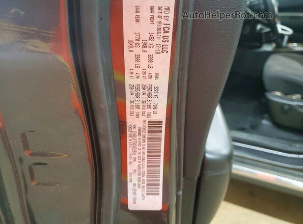 1C4SDJFT5KC652831 2019 DODGE DURANGO Gray Вид наклейки з VIN-кодом