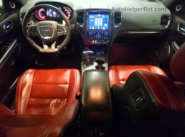 1C4SDJGJXJC132460 2018 DODGE DURANGO Серебряный Вид панели приборов