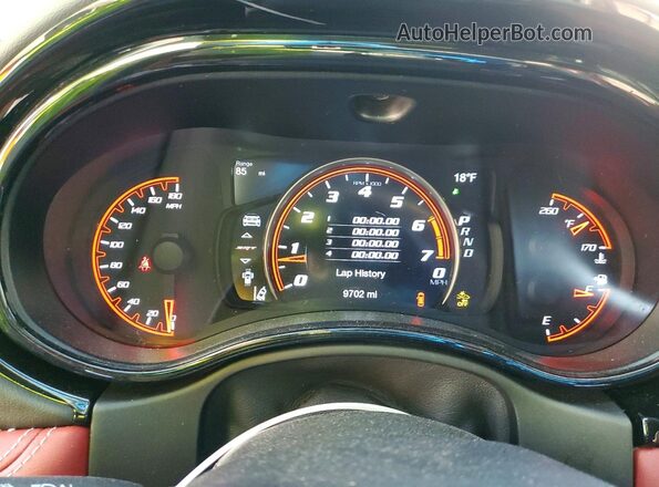 1C4SDJGJXPC612328 2023 DODGE DURANGO White Вид щитка приладів